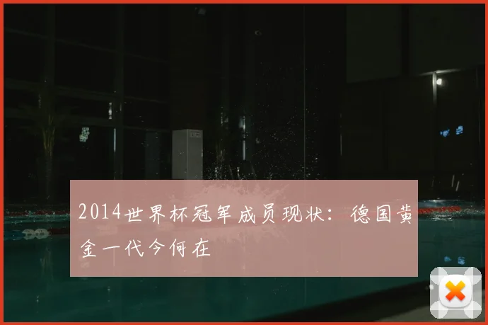 2014世界杯冠军成员现状:德国黄金一代今何在